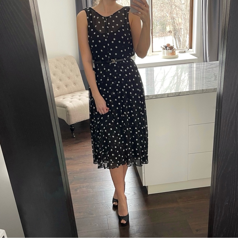 Tommy Hilfiger New! Woman Polka Dot Dress. Size 10